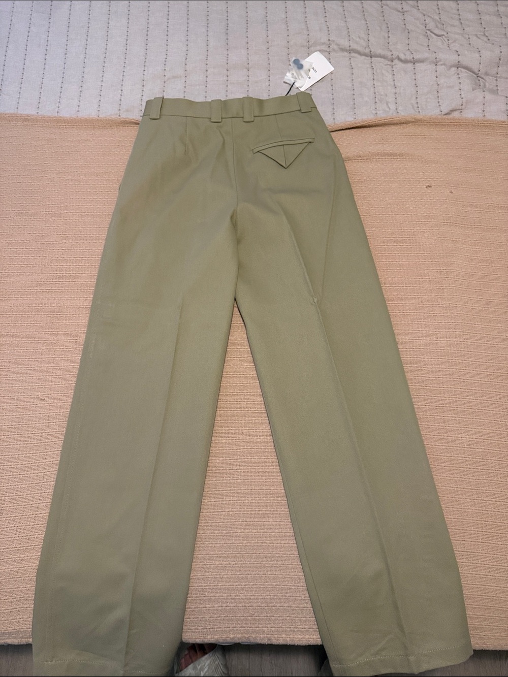 Bottega Veneta Olive Green Straight-Leg Chinos - Picture 5 of 6
